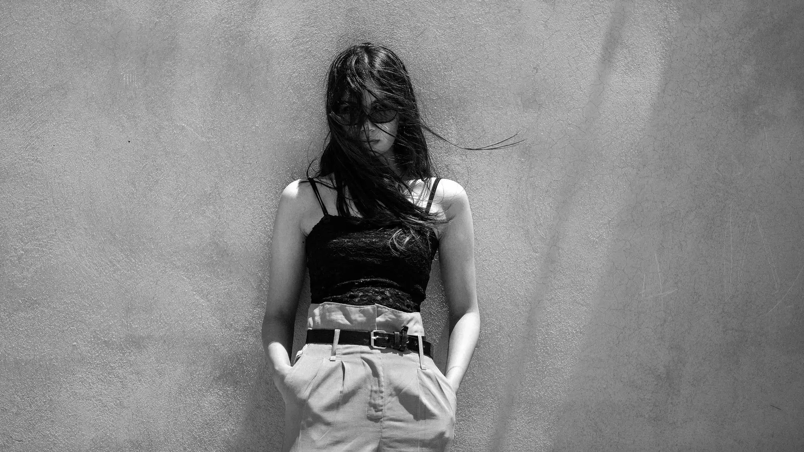Retrato en blanco y negro de la serie Lo que queda de la luz